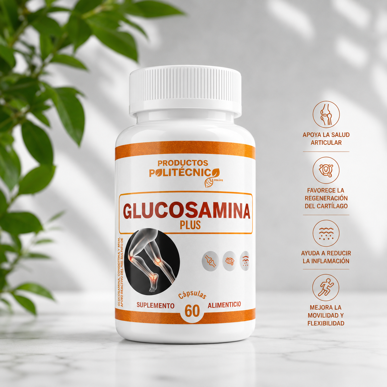 Glucosamina Condroitina MSM Articulaciones Movilidad