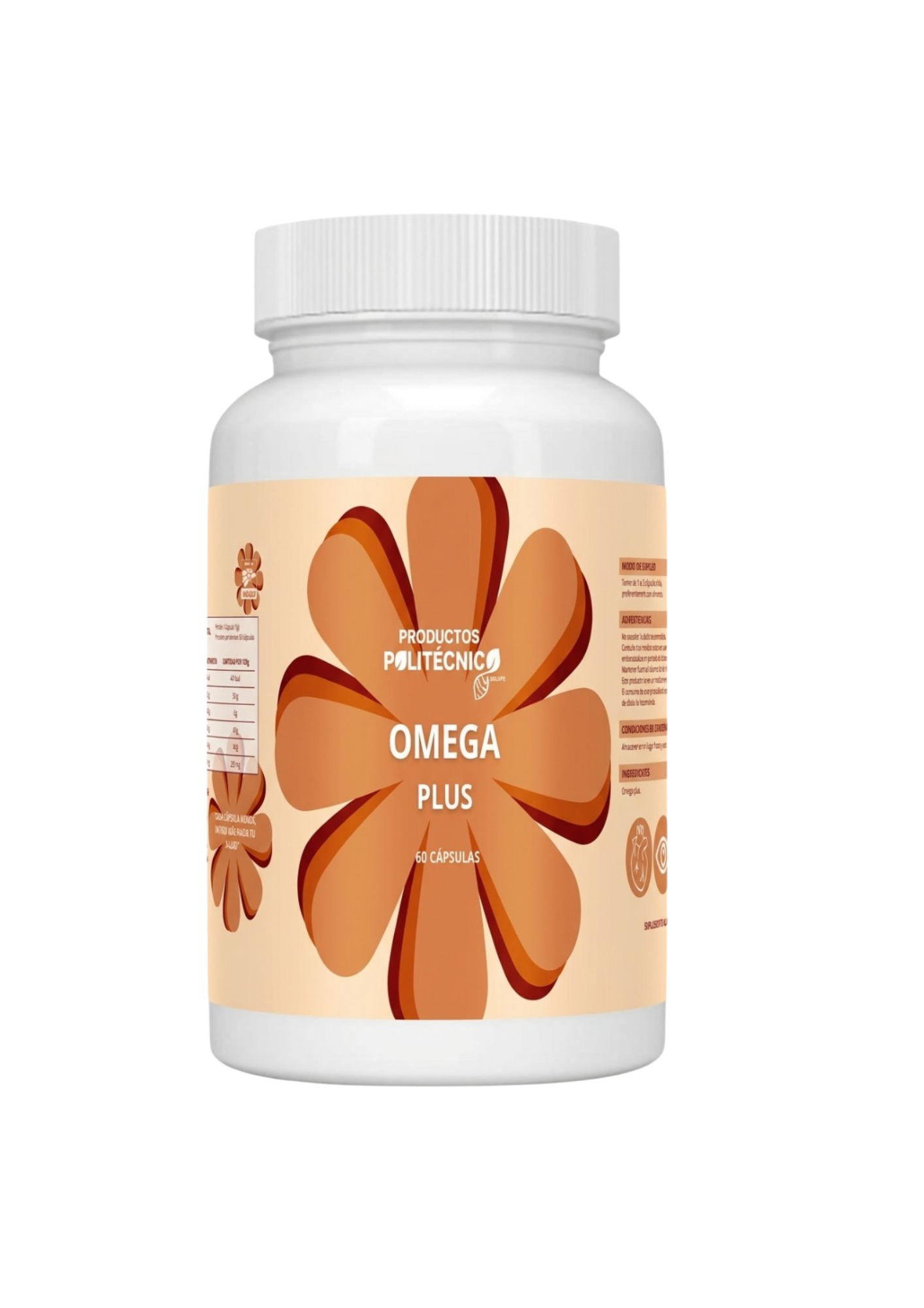 Omega 3 6 9 EPA DHA Aceite Pescado Corazón 60 Cápsulas