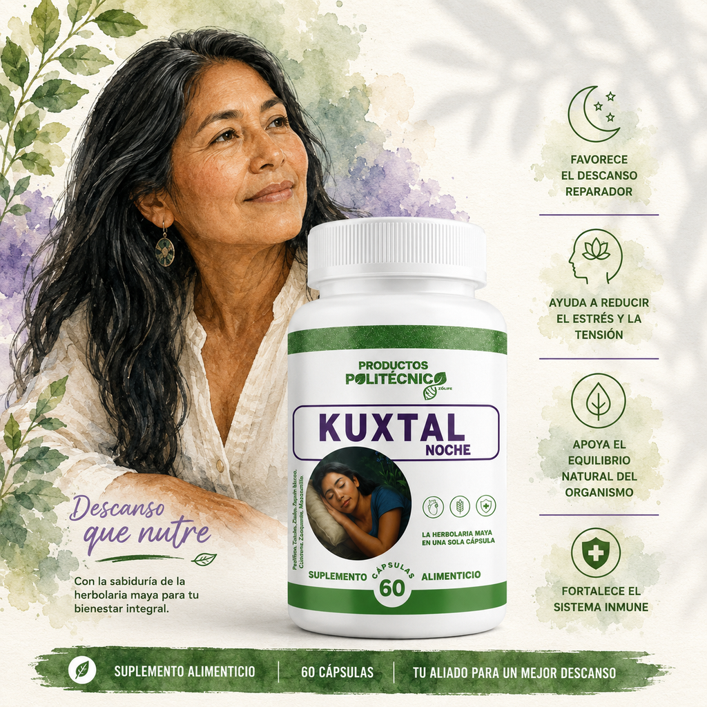 Kuxtal Noche Melatonina Triptófano Sueño Profundo Dormir