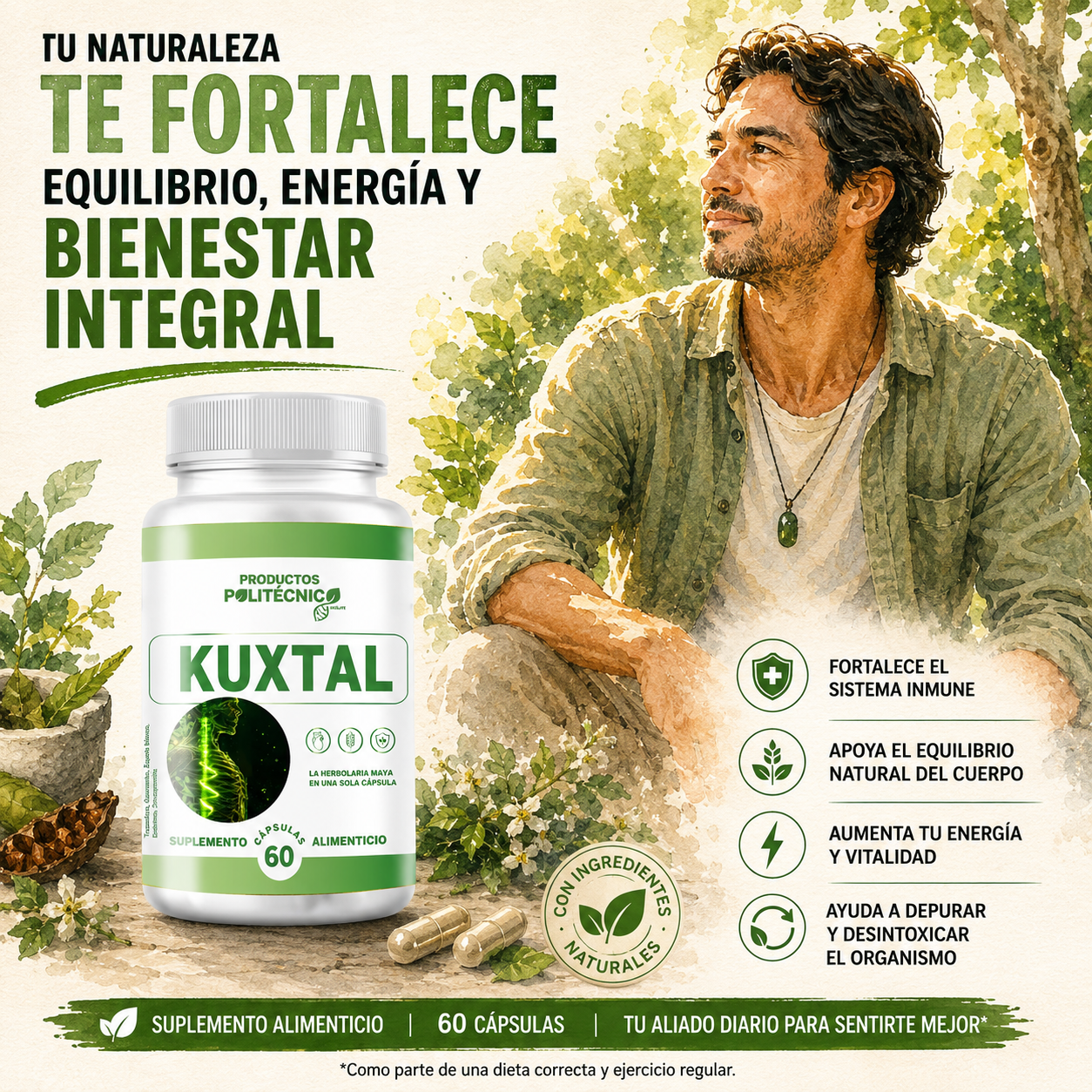 Kuxtal Noche Melatonina Triptófano Sueño Profundo Dormir