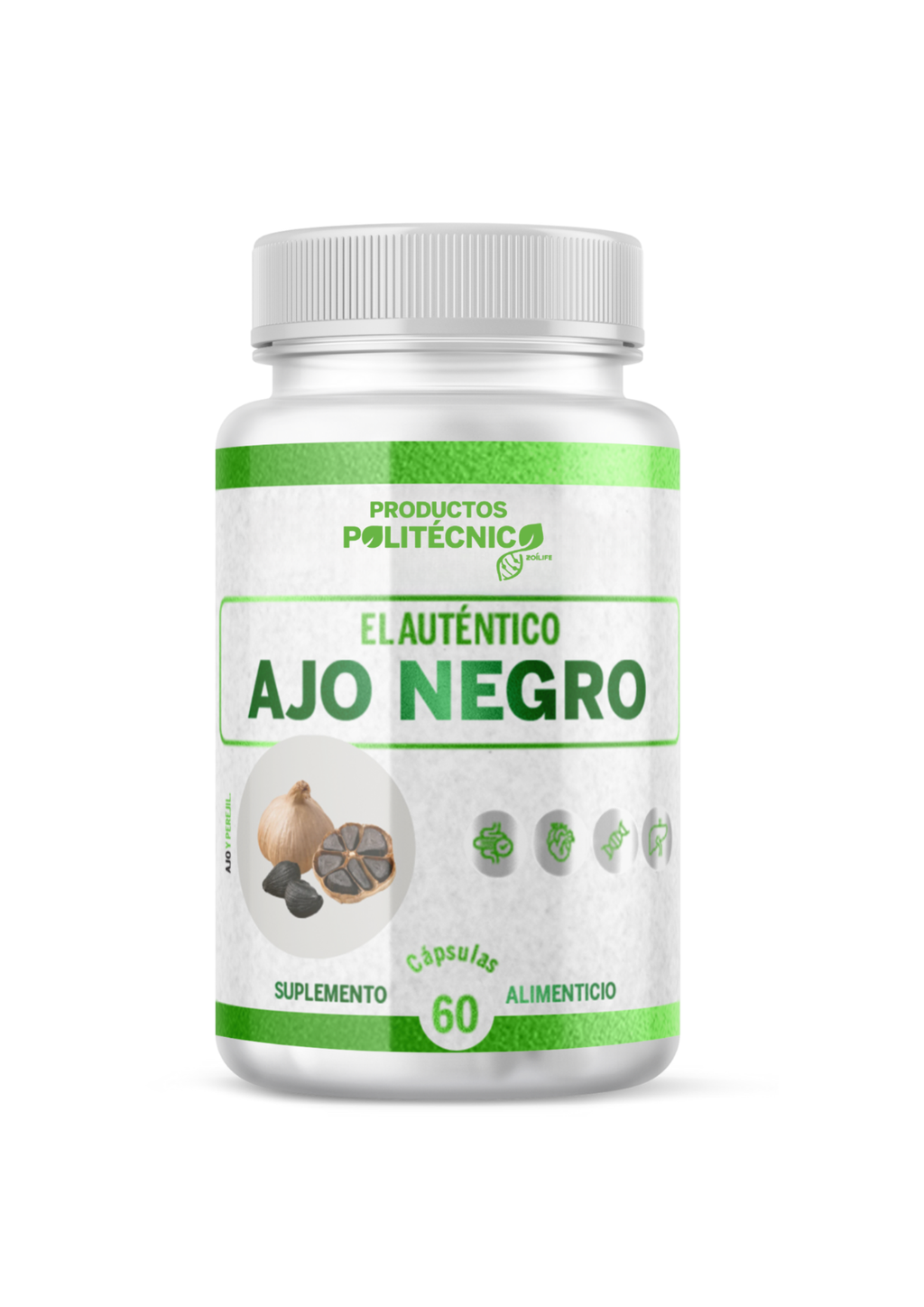 Ajo Negro Fermentado con Colágeno | Apoyo Cardiovascular y Antioxidante