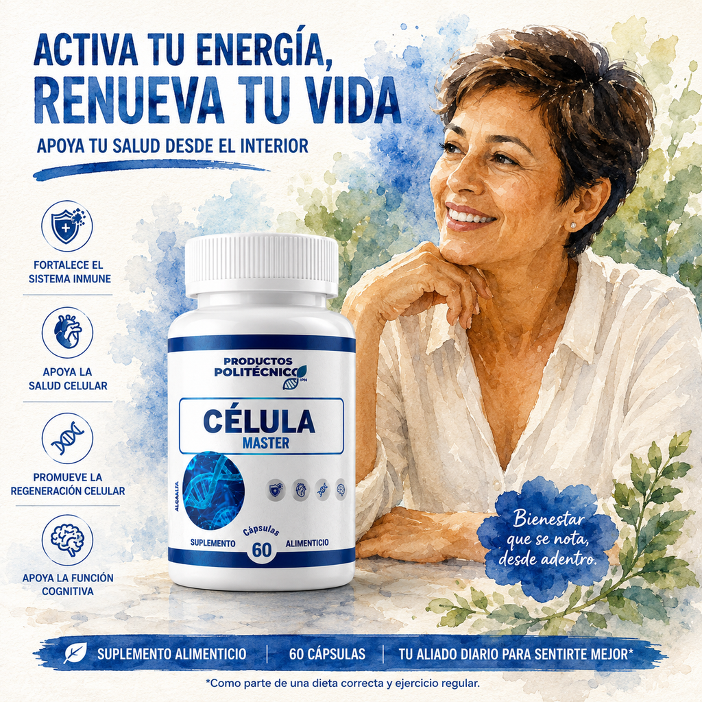 Célula Master Antioxidante | Energía y Bienestar Natural